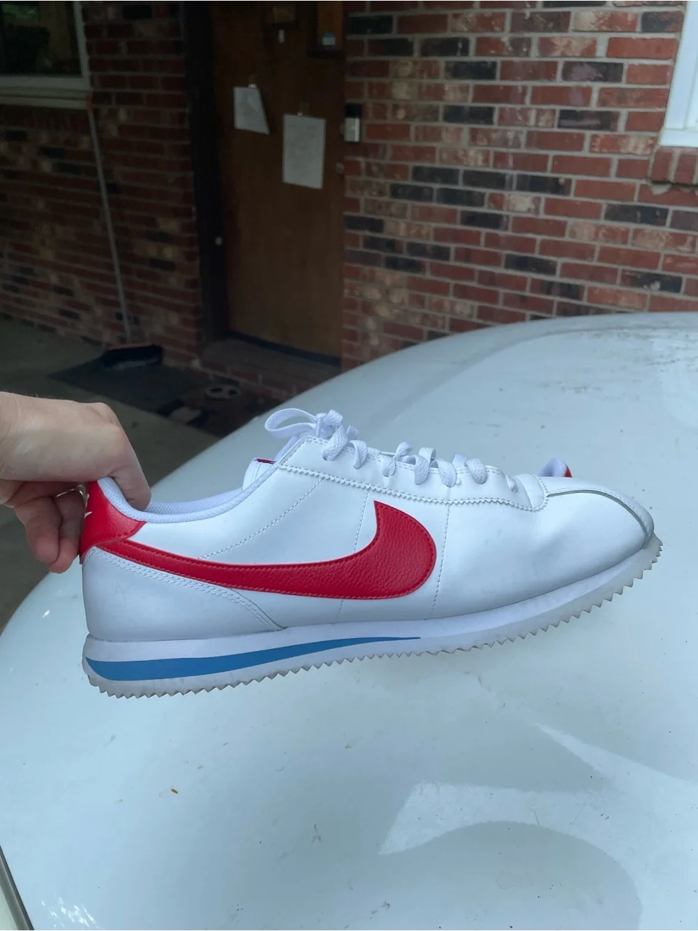 Nike Cortez White Sneakers Size 12.5 Men’s